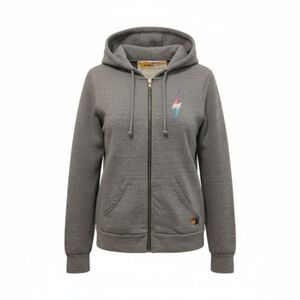 Aviator Nation zip up Hoodie with Colorful Lightning Bolt